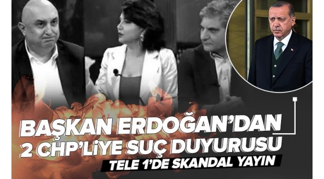 Başkan Erdoğan'dan Engin Özkoç ve Aykut Erdoğdu hakkında suç duyurusu 