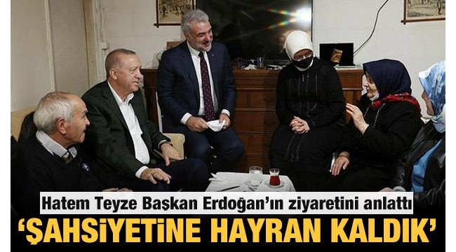 Erdoğan'ın büyüklüğüne şahsiyetine hayran kaldık: Hatem Kurt Başkan Erdoğan'ın ziyareti hakkında konuştu 