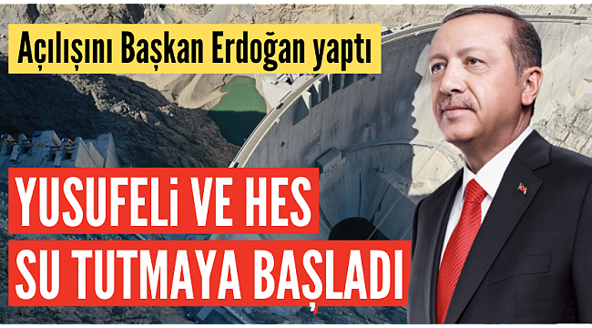 Dünyanın en büyük 5'inci barajı Başkan Erdoğan'ın katılımıyla açıldı! Başkan Erdoğan'dan yeni kara harekatı mesajı 