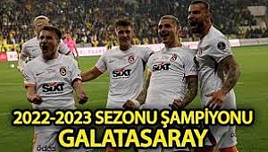 Galatasaray 2022-2023 sezonunun şampiyonu oldu | Başkan Erdoğan'dan Aslan'a tebrik 